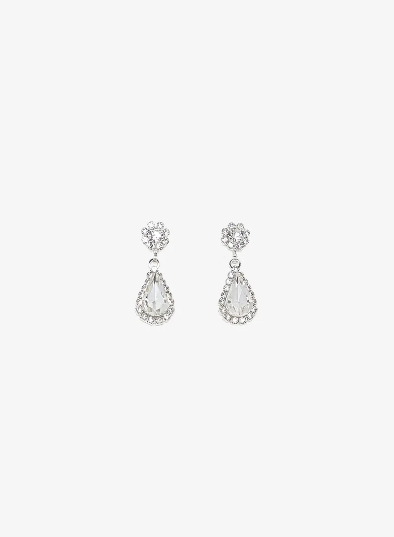 Khizana Multicolor Gold Diamonte Jewelry Set With Earrings Bracelet Necklace for Women | Best Price UAE