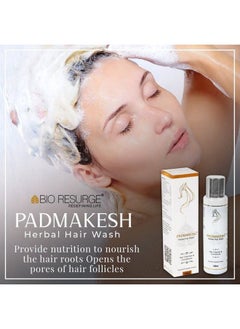 BIO RESURGE LIFE Padmakesh Dandruff Herbal Hair Wash Shampoo (100 Ml)Hair Cleanser And Conditioner  - Image 3