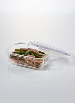 LOCK & LOCK LocknLock 630ml Oven Glass Rectangular Container – Durable, Microwave Safe Food Storage Solution  - Image 3