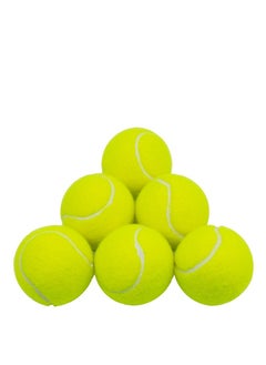 M MIAOYAN 6-Pack Colored Training and Competition Tennis Balls - Yellow/Blue/Black/Pink  - Image 4