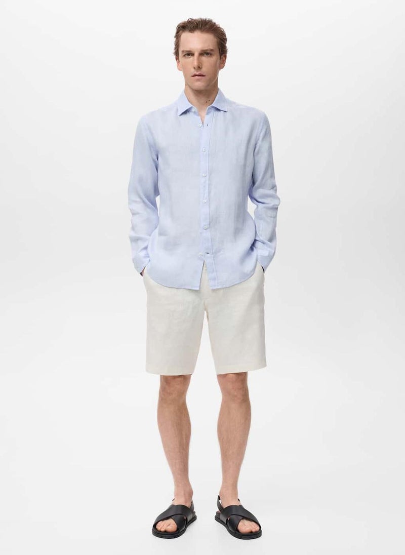 Mango Man Linen  shirt - Image 5