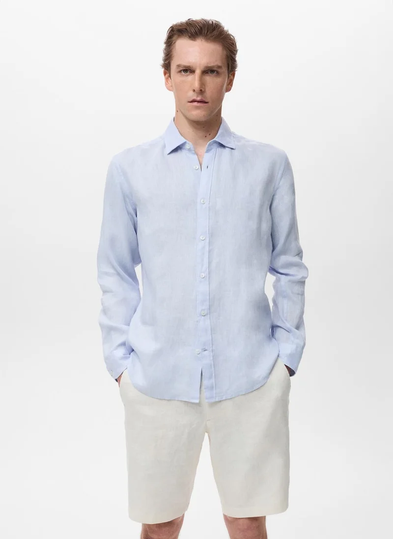 مانجو مان Linen  shirt