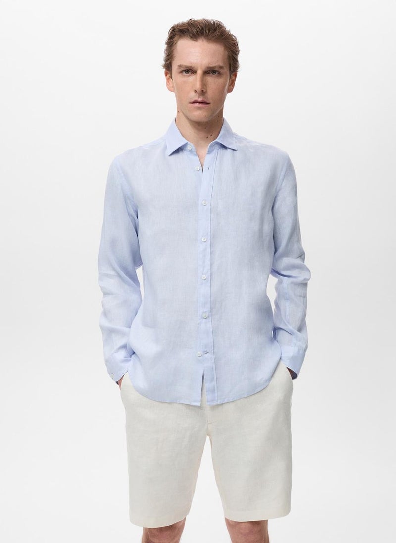 Mango Man Linen  shirt - Image 1