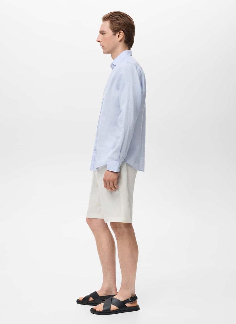Mango Man Linen  shirt - Image 3