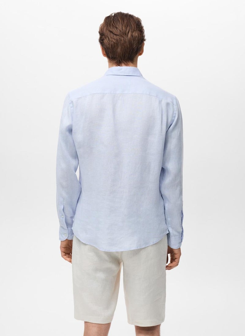 Mango Man Linen  shirt - Image 2