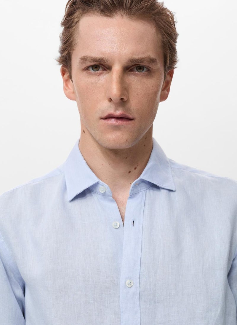 Mango Man Linen  shirt - Image 4