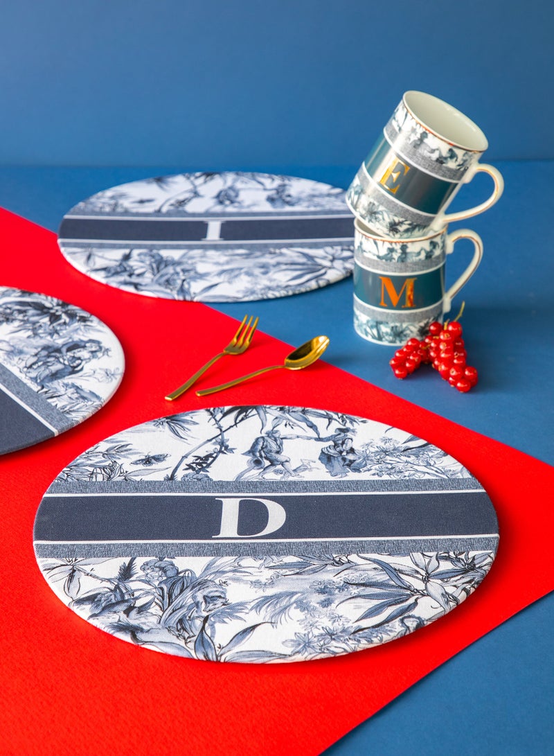 Baci milano Porcelain Coffee Mug - Letter D (10.5 cm), Alphabet Mug with Gold Trim, Customized Mug for Coffee or Tea, Versailles-Inspired Design, Gifts for Women (Incl Gift Box) - Image 2