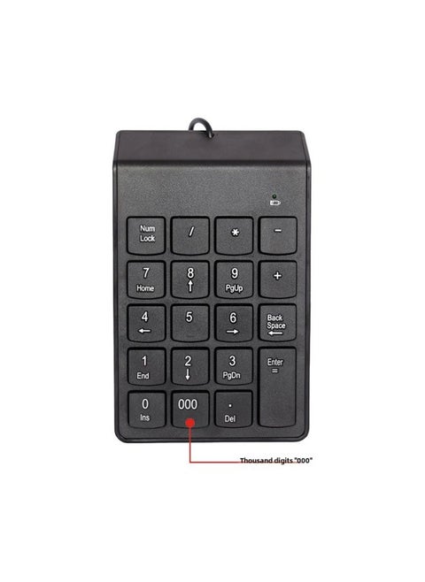 Small Digital Keyboard 2.4g Bluetooth Serial Port Mc Tp-c Ttl Ps/2 Protocol Interface Other Professional Factory-Color:19 Key 000/00