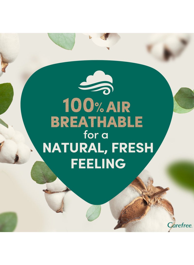 Carefree Organic Cotton Liners Dermatologically Tested Fragrance Free Normal Size 30 Pcs  - Image 3
