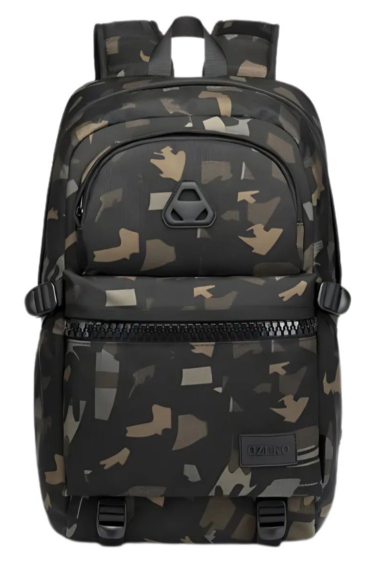 أوزوكو حقيبة ظهر OZUKO 9488 – مقاومة للماء، خفيفة الوزن، بتصميم التمويه (كوموفلاج) - Image 1