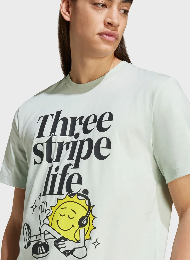 Adidas Positive Graphic T-Shirt