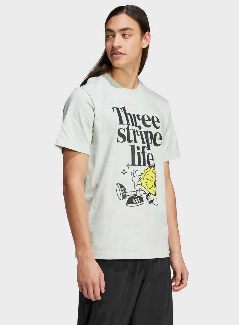 Adidas Positive Graphic T-Shirt