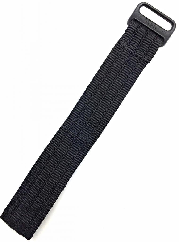 NewLife 20mm Adjustable-Length, Black, Nylon Sport Watch Strap | Heavy Duty, Hook and Loop, Replacement Wrist Band for Men and Women - Image 2