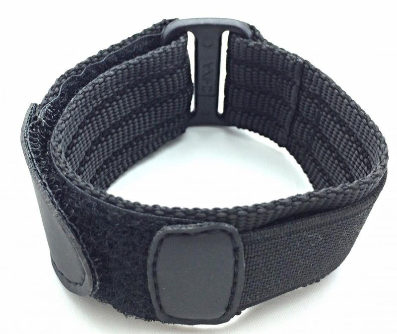 NewLife 20mm Adjustable-Length, Black, Nylon Sport Watch Strap | Heavy Duty, Hook and Loop, Replacement Wrist Band for Men and Women - Image 5