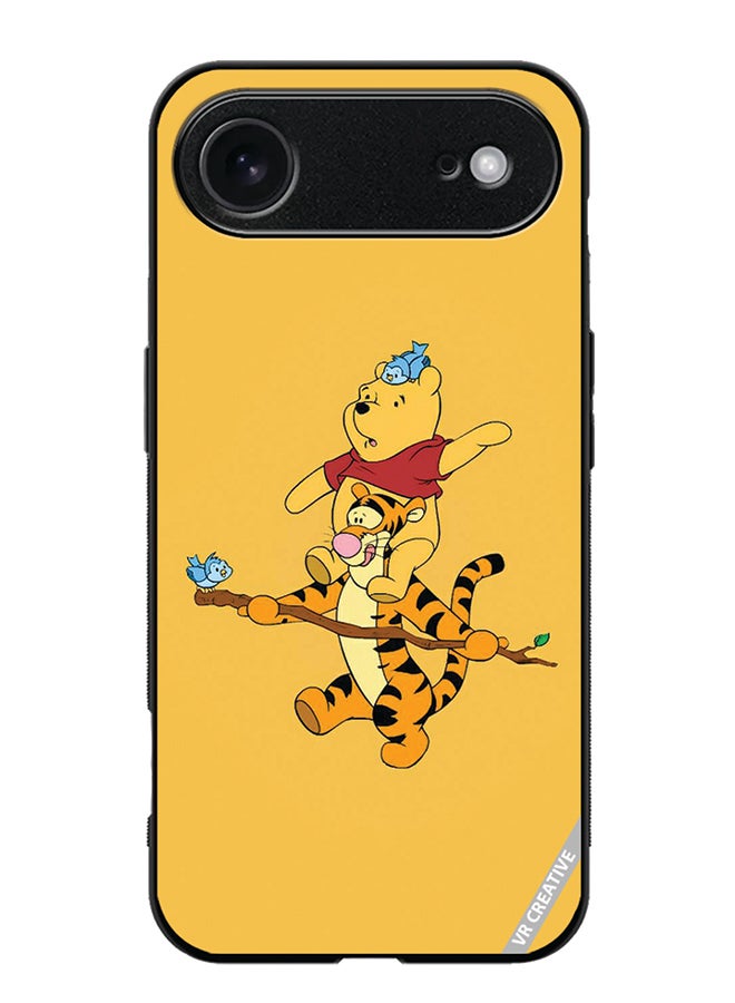 Protective Case Cover For Apple iPhone 17 Air Pooh Design Multicolour