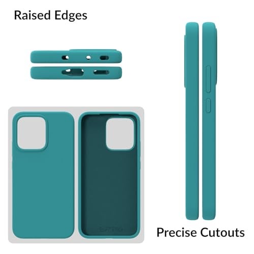 SPRIG Compatible with Oppo Reno 14 Premium SilkTone Back Cover Drop Tested Shock Proof Mobile Case for Men, Women, Boys and Girls with Camera Protection (Ocean Blue) - Image 3