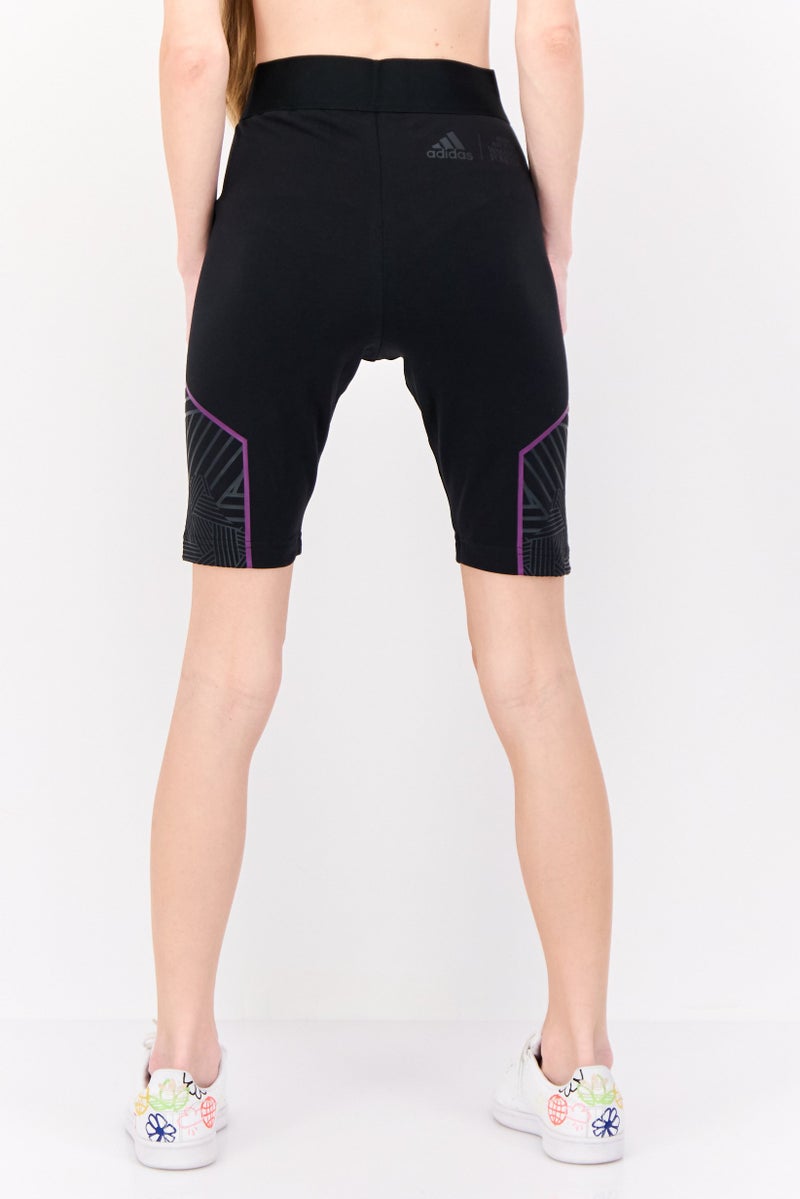 Adidas Women Sportswear Fit Training Shorts, Black - Image 2