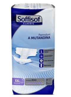 SOFFISOF Classic Maxi 15 Adult Diapers size XXL  - Image 1