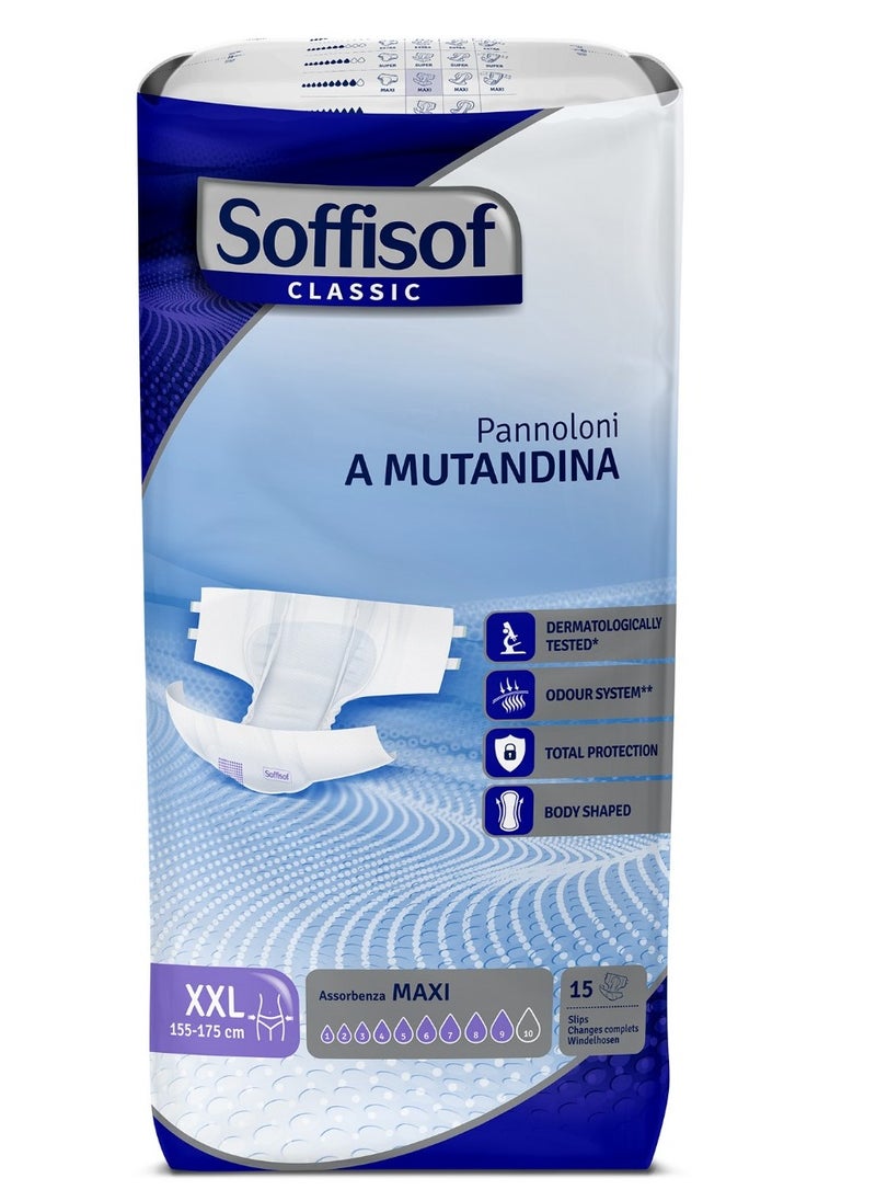 SOFFISOF Classic Maxi 15 Adult Diapers size XXL  - Image 1