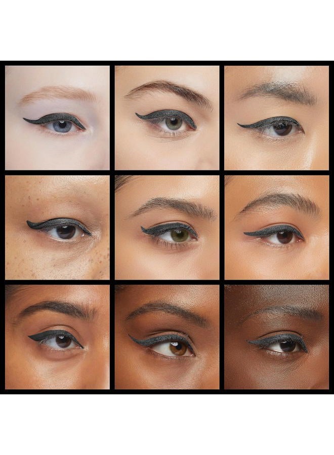 KISS Magnetic Eyeliner, Black, 0.16 Ounce, Smudge Proof, Biotin Infused, Free of Synthetic Fragrances, Dyes, Parabens, Petrochemicals, And Formaldehyde with Precision Tip Brush - Image 4