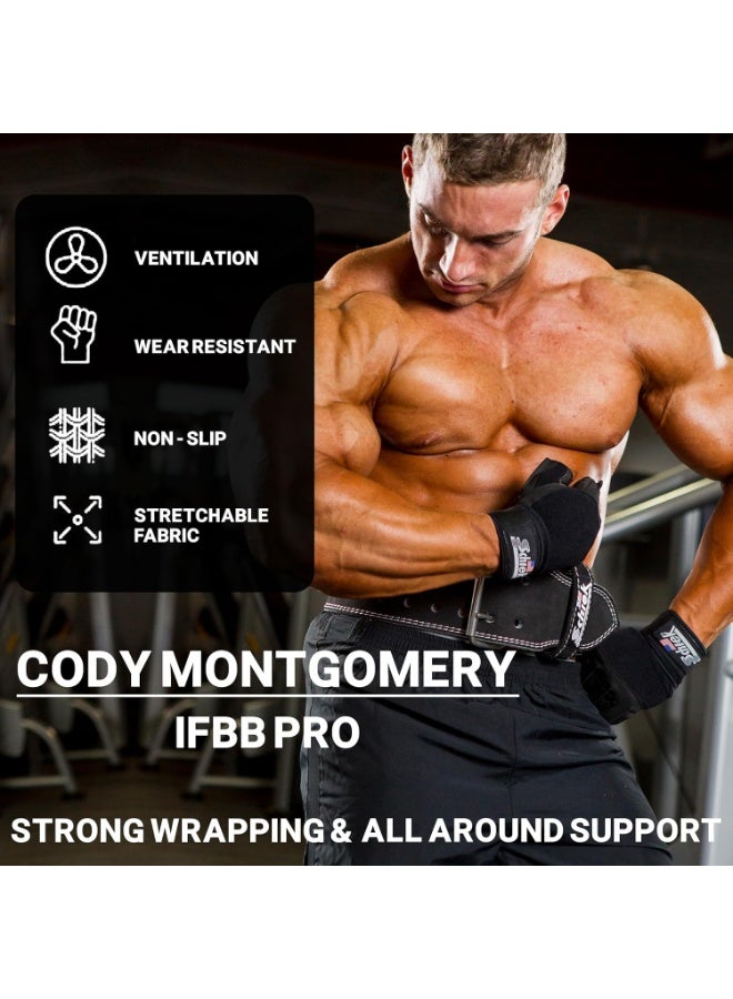 شيك قفازات رفع بلاتينيوم طراز 540 من Schiek مقاس متوسط ​​مع دعم للمعصم - Image 2