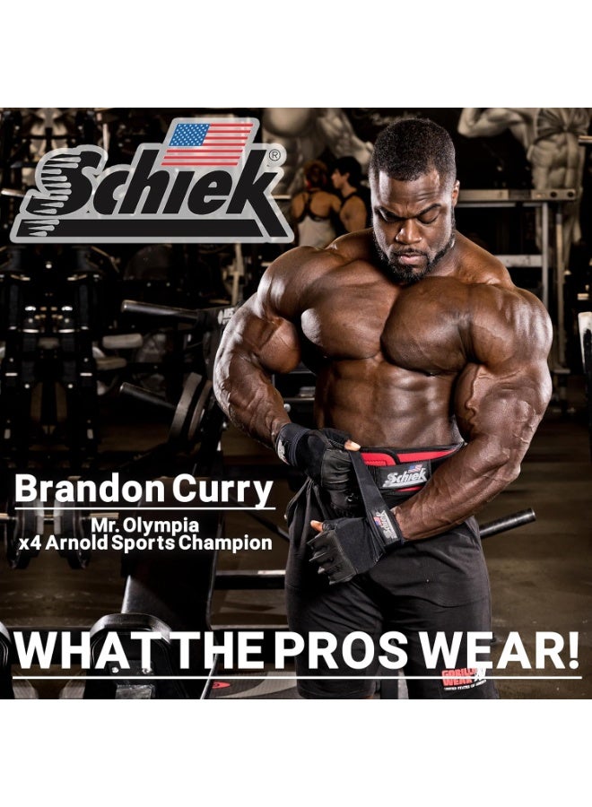 شيك قفازات رفع بلاتينيوم طراز 540 من Schiek مقاس متوسط ​​مع دعم للمعصم - Image 5