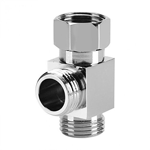 orhemus 1/2" Brass Chrome 3 Way Diverter, Hose Fitting Tee, T Shape Adapter Connector for Angle Valve Hose, Bath Shower Arm, Toilet Bidet Sprayer Faucet - Image 5