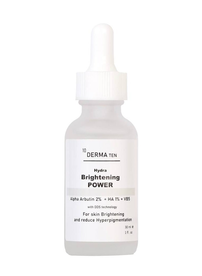DERMA TEN Glycolic acid derma ten reviving power serum & Alpha Arbutin Derma Ten Brightening Power SerumBundle - Image 3