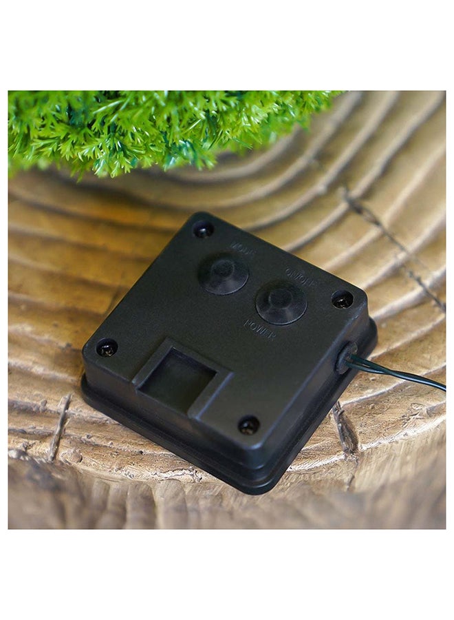 DANUBE HOME Artificial Topiary Ball With Led Solar Light Decorative Plastic Round Plant Decor Uv Resistant Faux Plants Greenery Artificial Plant For Home Garden Indoor Outdoor 28 cm Green - Image 4