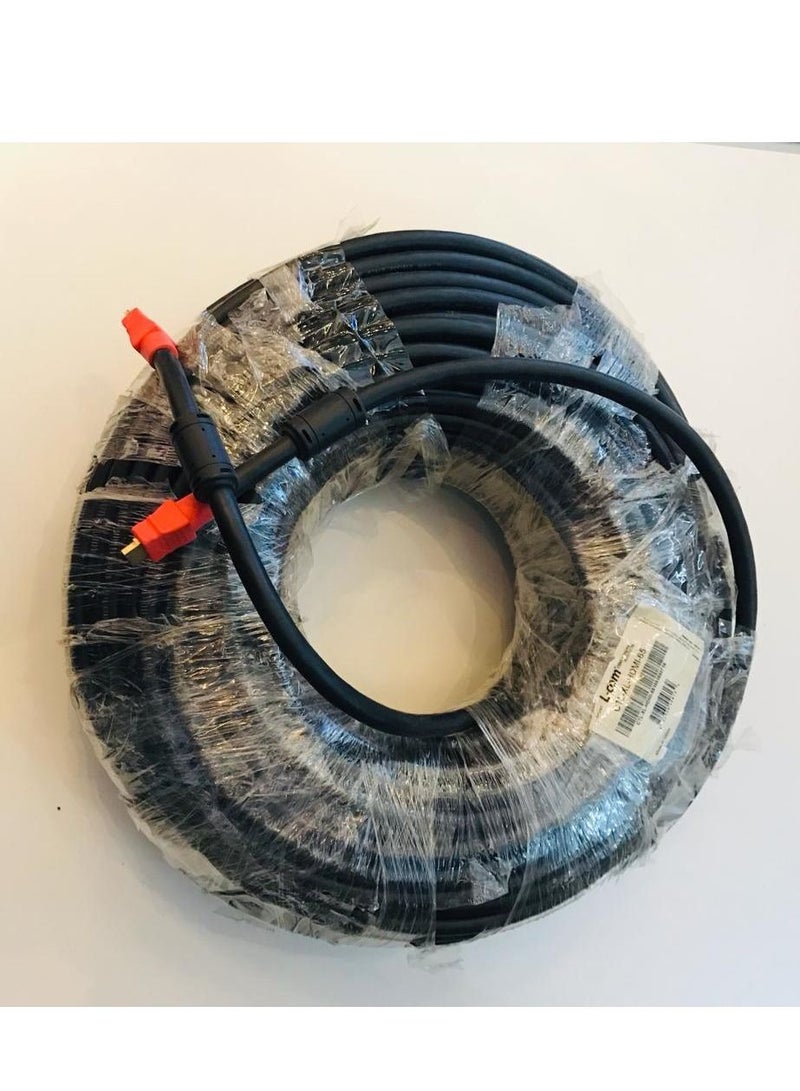 L-com Premium Heavy Duty High Speed HDMI® Cable with Ethernet, Male/ Male CTL-XL-HDMI-65 - Image 1