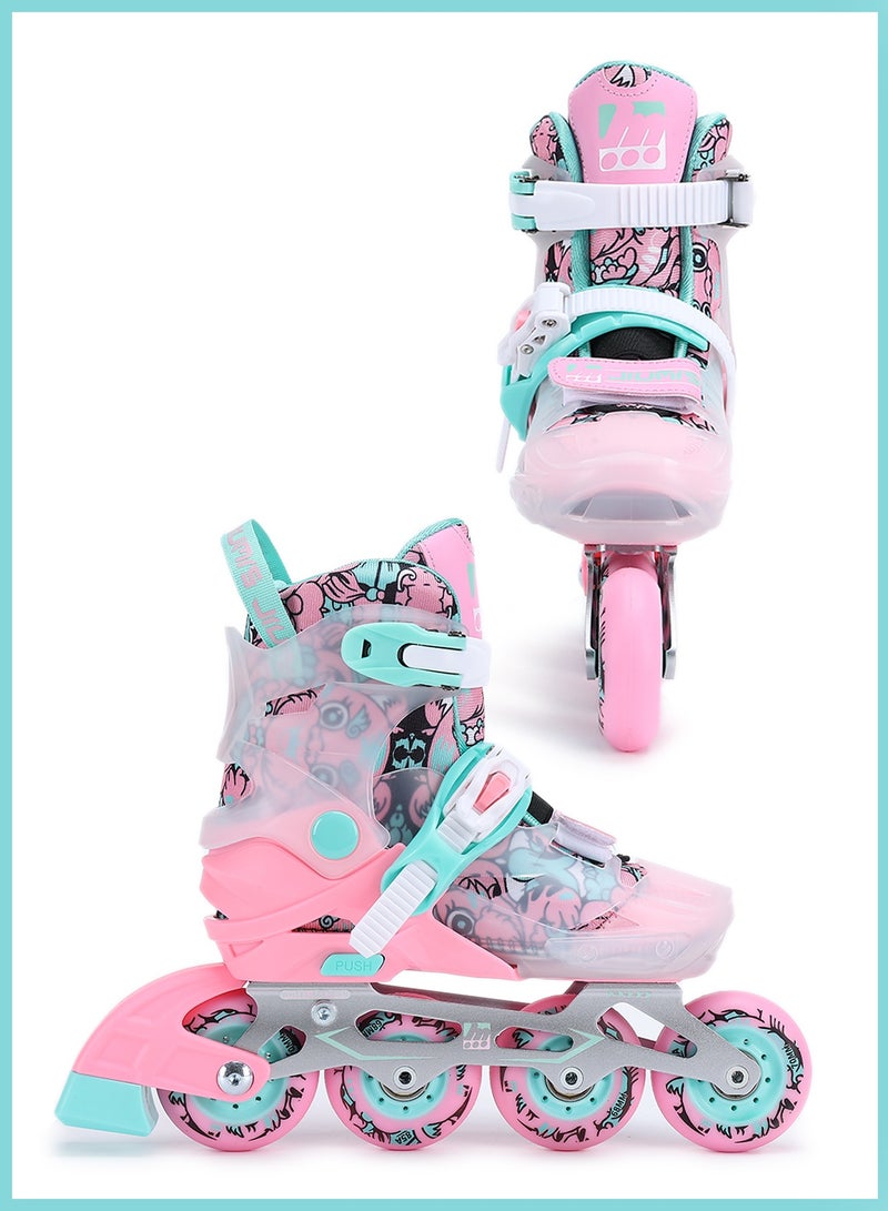 LIMOS Adjustable Inline Skates Roller Skating Shoes for Girls Boys Teenagers and Beginners - Image 3