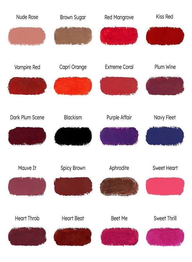 Ruby Kisses Lipstick, Matte Finish, Long-Lasting, Highly Pigmented, Smooth Apply, Full Coverage Lip Color Makeup (Berry Bossy) - Image 4
