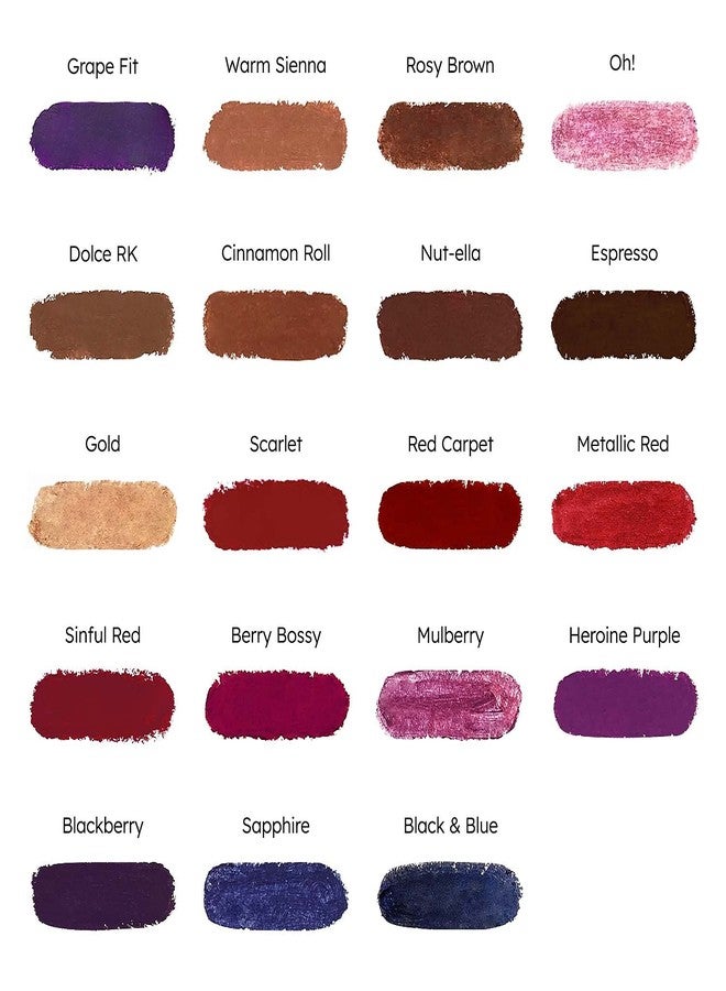 Ruby Kisses Lipstick, Matte Finish, Long-Lasting, Highly Pigmented, Smooth Apply, Full Coverage Lip Color Makeup (Berry Bossy) - Image 5