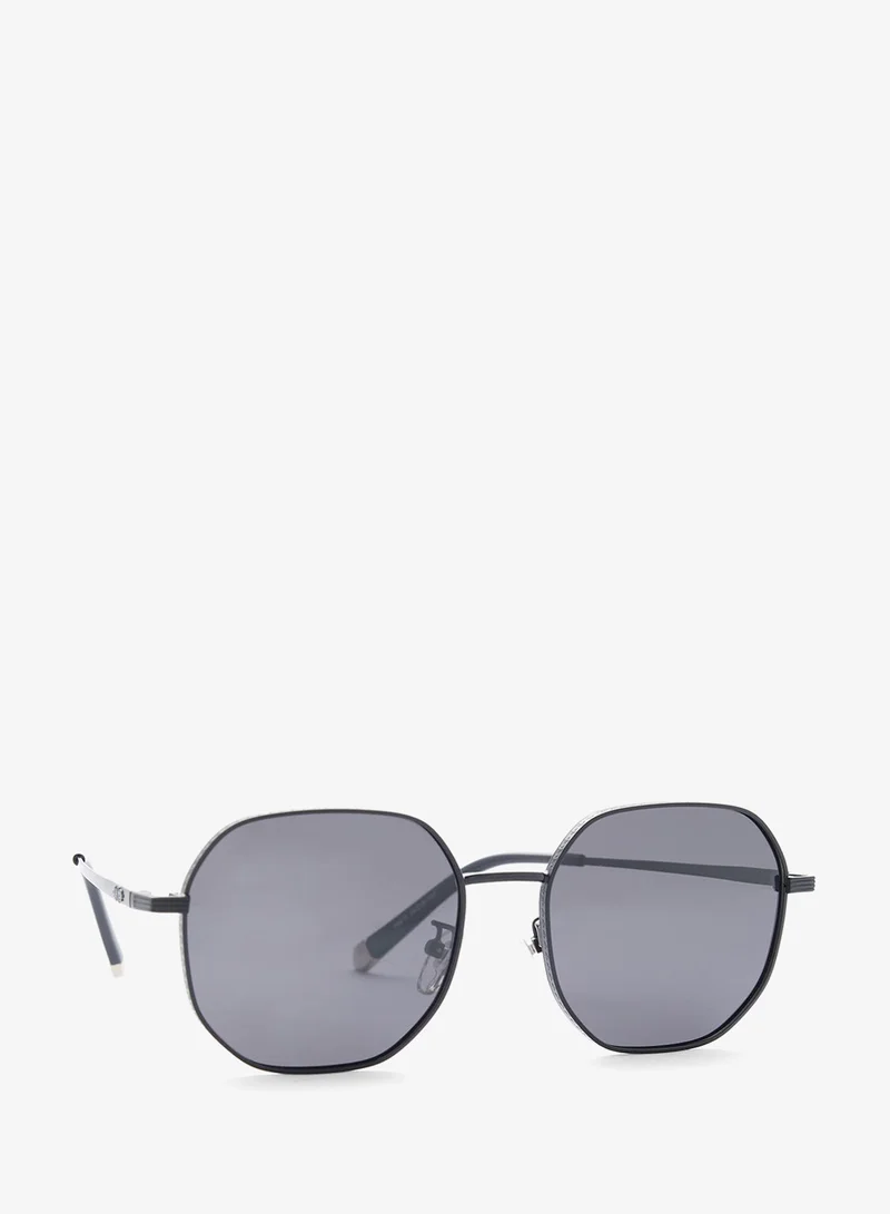 Seventy Five Polarized Lens Square Aviatoe Sunglasses