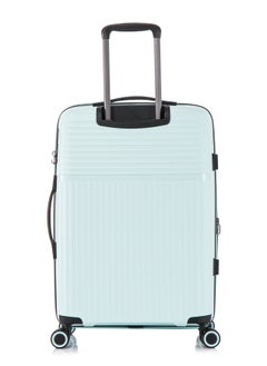 CABINPRO Light Weight PP Fashion Trolley Luggage Set of 3 Expandable Hard Case Suitcase with Safe Zipper and 4 Quite 360° Double Spinner Wheels CP002 Sapphire Mint  - Image 5