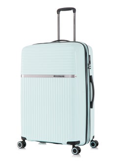 CABINPRO Light Weight PP Fashion Trolley Luggage Set of 3 Expandable Hard Case Suitcase with Safe Zipper and 4 Quite 360° Double Spinner Wheels CP002 Sapphire Mint  - Image 2