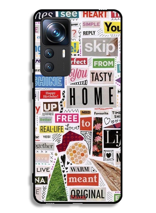 Tolwak Xiaomi 12T Pro Protective Case Cover Meant Original Stickers - Image 2
