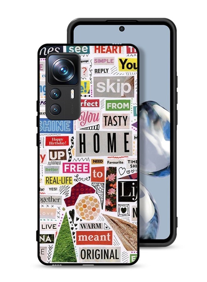 Tolwak Xiaomi 12T Pro Protective Case Cover Meant Original Stickers - Image 1
