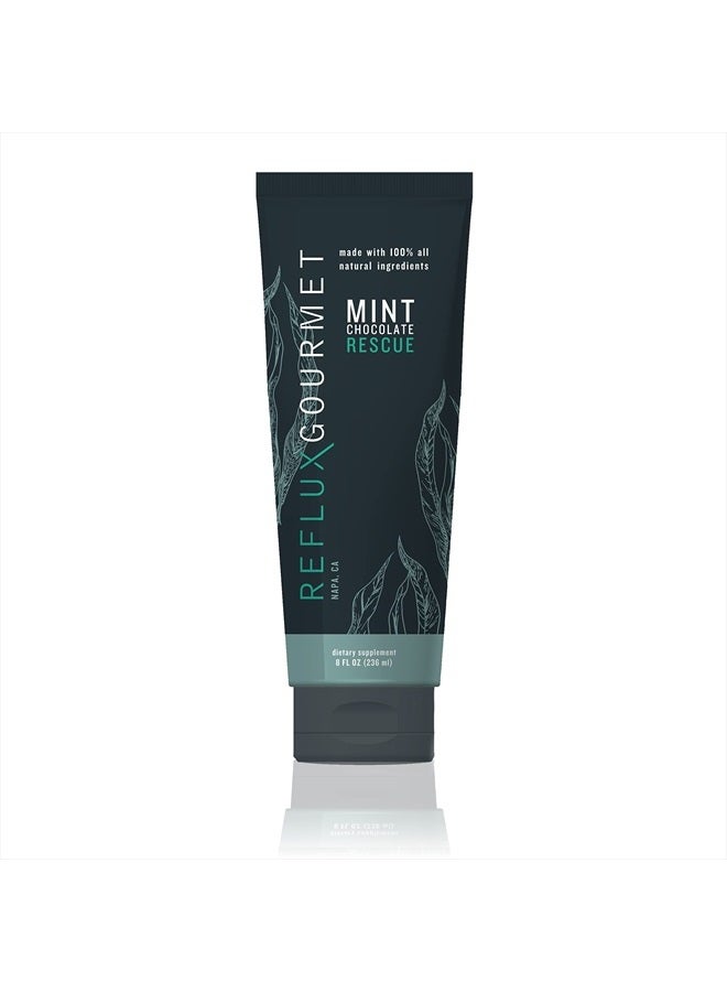 REFLUX GOURMET Mint Chocolate Rescue All-Natural Alginate Therapy, Acid Reflux, GERD, LPR, Heartburn Relief, Made from All Natural Ingredients Considered Safe for Children and Pregnant Women  - Image 1