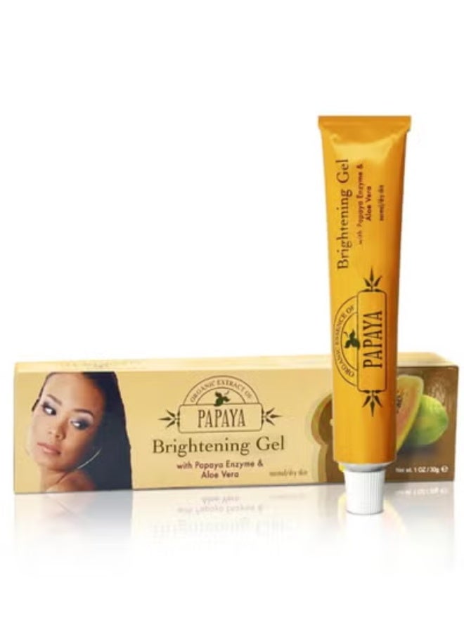 mitchell Organic Extract of Papaya Brightening Gel 30g - Image 2