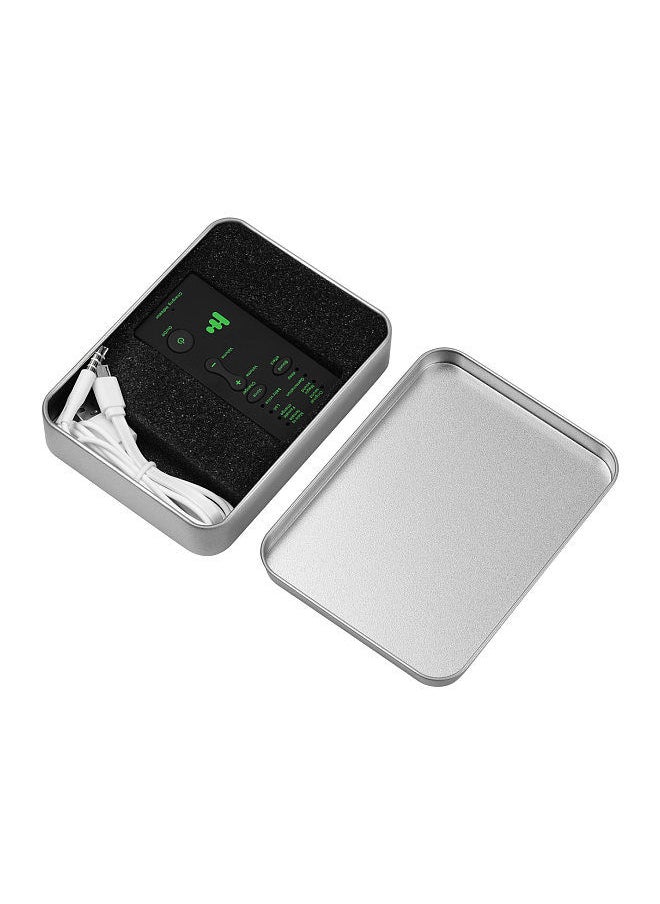 Generic - M1 Mini Portable Sound Effects Machine Voice Changer Device Audio Card Sound Changer for Live Streaming Online Chatting Singing for Smartphone Tablet PC - Image 1