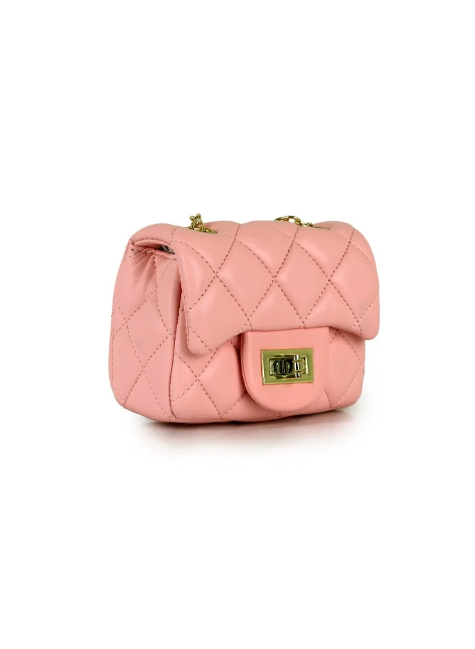 Lion Llama Mini Quilted PU Crossbody Bag | Trendy Shoulder Bag for Women & Girls | Stylish & Lightweight Mini Purse for Daily Use