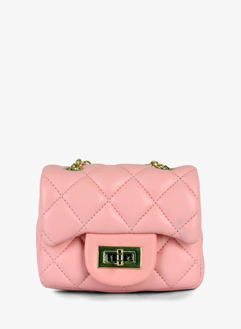 Lion Llama Mini Quilted PU Crossbody Bag | Trendy Shoulder Bag for Women & Girls | Stylish & Lightweight Mini Purse for Daily Use - Image 1