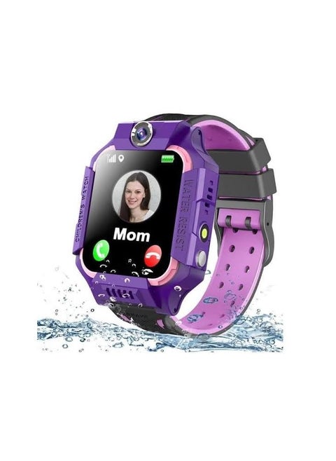 Nabi smart watch for children z7a supports a camera to protect and identify them anywhere through GPS. You can determine their location at any time by connecting the mobile to the watch and supports a SIM card.