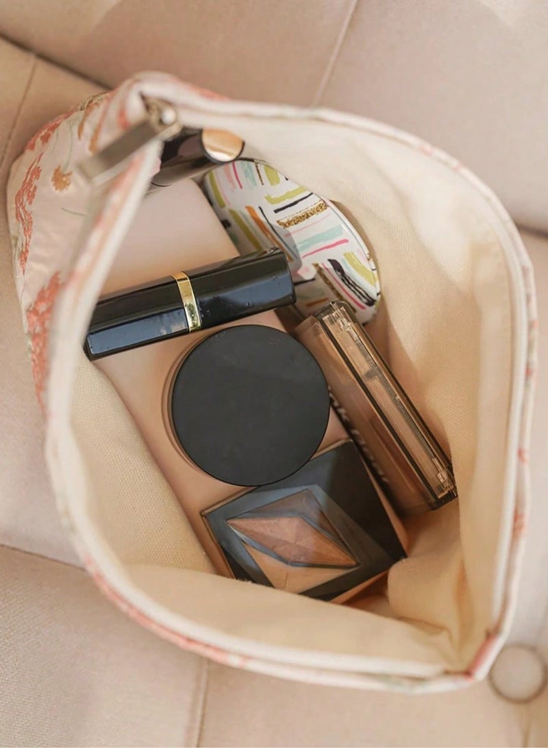 خاجول المطبوعة سستة ماكياج حقيبة الوردي 26 * 19 * 15 سم - Image 5