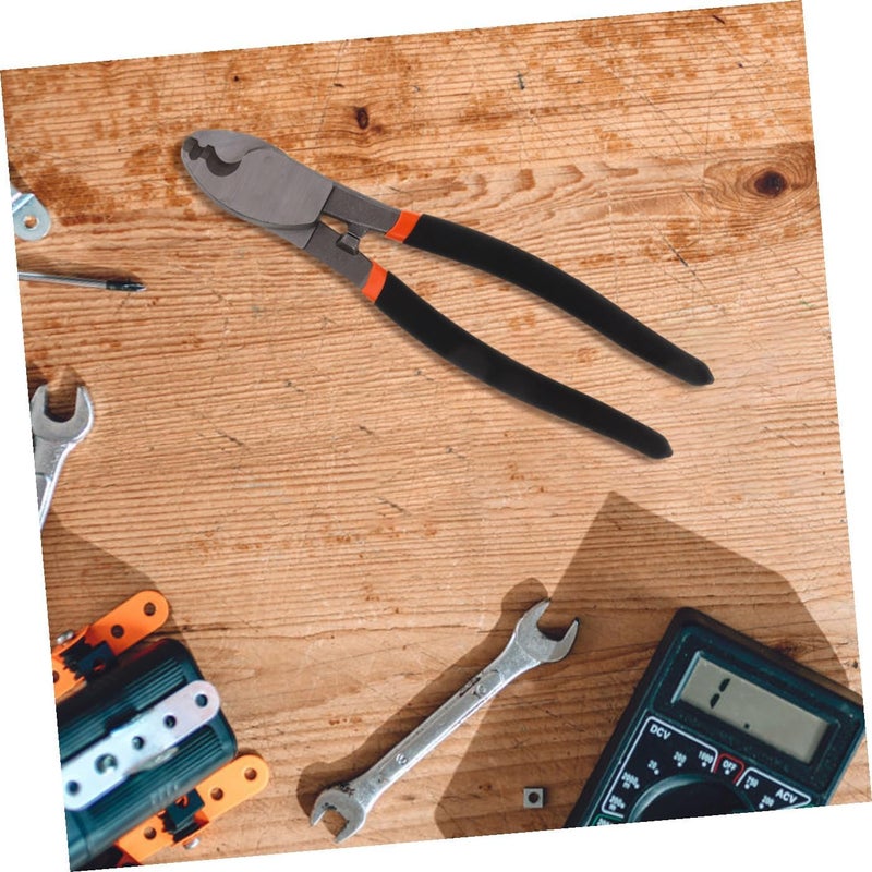 UKCOCO Cord Cutters Multi-function Wire Cutting Pliers Cable Stripper Tool Metal Rubber Lightweight Portable - Image 4