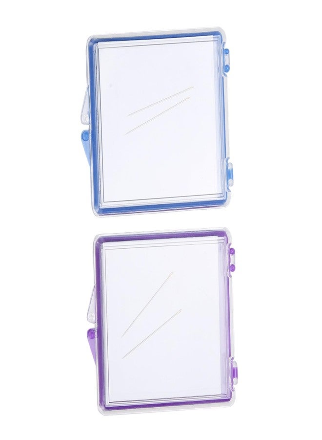 Zerodis 2 Pcs Needle Storage Case with Magnetic, Multifunction DIY Auxiliary Tool Magnetic Needle Keeper for Cross Stitch Sewing Knitting Pin Organizer - Image 5