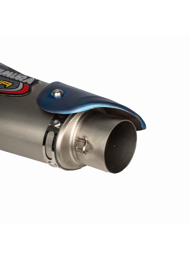 Yoshimura H105 Universal Alpha Bike Exhaust Muffler With DB Killer Silencer (Silver) - Image 5