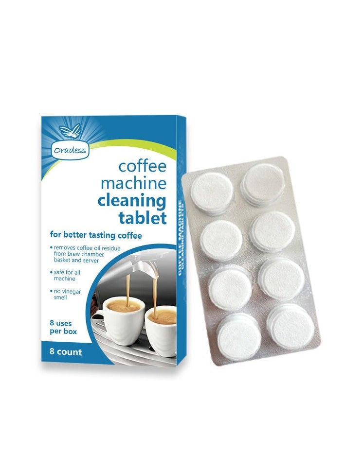 oradess - Cleaning Tablets for Coffee Machines, Coffee Maker Pots Descaling & Cleaning Tabs, Descaling & Cleaning Tablets for Automatic Espresso Machines - Image 1