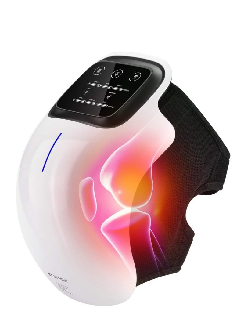 ELTRAZONE ELTRAZONE Cordless Knee Massager, FDA Registered, Infrared Heat and Vibration Knee Pain Relief for Swelling Stiff Joints, Stretched Ligament and Muscles Injuries - Image 1